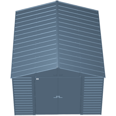Shelterlogic Sheds and Storage 10x12, Blue Grey Arrow Select Steel Storage Shed by Shelterlogic 026862115065 SCG1012BG