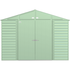 10x12, Sage Green Arrow Select Steel Storage Shed by Shelterlogic