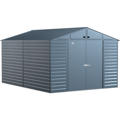 Shelterlogic Sheds and Storage 10x14, Blue Grey Arrow Select Steel Storage Shed by Shelterlogic 026862115072 SCG1014BG