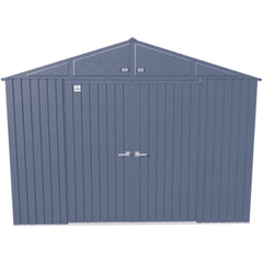 10x8, Blue Grey Arrow Elite Steel Storage Shed by Shelterlogic
