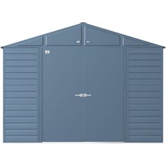 10x8, Blue Grey Arrow Select Steel Storage Shed by Shelterlogic
