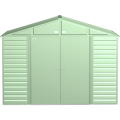 10x8 Sage Green Arrow Select Steel Storage Shed by Shelterlogic