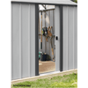 Image of Shelterlogic Sheds and Storage 12 ft. x 17 ft., Flute Grey Murryhill Steel Storage Building by Shelterlogic 026862113177 BGR1217FG 12 ft. x 17 ft., Flute Grey Murryhill Steel Storage Building BGR1217FG