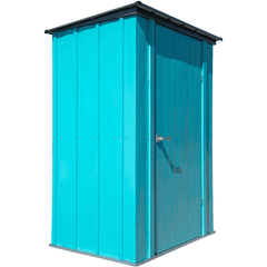4 ft. x 3 ft. Teal and Anthracite Spacemaker Patio Steel Storage Shed by Shelterlogic