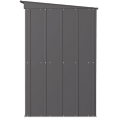 6 ft. x 4 ft., Charcoal Arrow Classic Steel Storage Shed by Shelterlogic