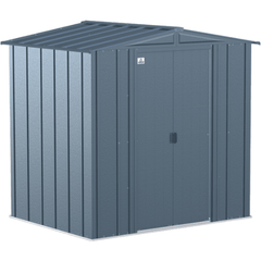 Shelterlogic Sheds and Storage 6 ft. x 5 ft., Blue Grey Arrow Classic Steel Storage Shed by Shelterlogic 026862114259 CLG65BG 6 ft. x 5 ft., Blue Grey Arrow Classic Steel Storage Shed CLG65BG