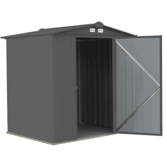 6 ft. x 5 ft. Charcoal EZEE Shed® Steel Storage Shed by Shelterlogic