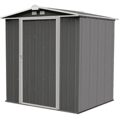 Shelterlogic Sheds and Storage 6 ft. x 5 ft. Charcoal with Cream Trim EZEE Shed® Steel Storage Shed by Shelterlogic 026862110619 EZ6565LVCCCR 6 ft. x 5 ft. Charcoal with Cream Trim EZEE Shed® Steel Storage Shed