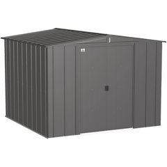 Shelterlogic Sheds and Storage 8 ft. x 8 ft., Charcoal Arrow Classic Steel Storage Shed by Shelterlogic 026862113962 CLG88CC 8 ft. x 8 ft., Charcoal Arrow Classic Steel Storage Shed SKU# CLG88CC