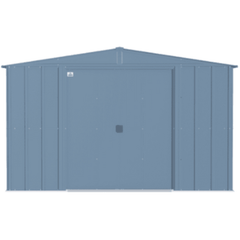 10 ft. x 14 ft. Blue Grey Arrow Classic Steel Storage Shed by Shelterlogic