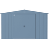 Image of Shelterlogic Sheds, Garages & Carports 10 ft. x 14 ft. Blue Grey Arrow Classic Steel Storage Shed by Shelterlogic 026862114389 CLG1014BG 10 ft. x 14 ft. Blue Grey Arrow Classic Steel Storage Shed CLG1014BG