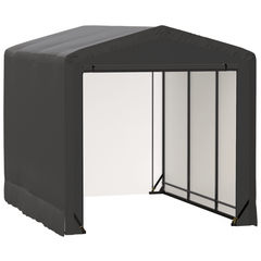 Shelterlogic Sheds, Garages & Carports 10x14x10 Gray ShelterTube Wind and Snow-Load Rated Garage by Shelterlogic 781880264125 SQAACC0103C01001410 10x14x10 Gray ShelterTube Wind and Snow-Load Rated Garage Shelterlogic