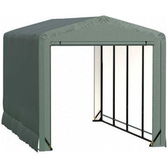 Shelterlogic Sheds, Garages & Carports 10x18x10 Green ShelterTube Wind and Snow-Load Rated Garage by Shelterlogic 781880263937 SQAACC0104C01001810 10x18x10 Green ShelterTube Wind & Snow-Load Rated Garage Shelterlogic