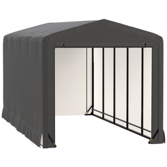 Shelterlogic Sheds, Garages & Carports 10x23x10 Gray ShelterTube Wind and Snow-Load Rated Garage by Shelterlogic 781880252771 SQAACC0103C01002310 10x23x10 Gray ShelterTube Wind and Snow-Load Rated Garage Shelterlogic
