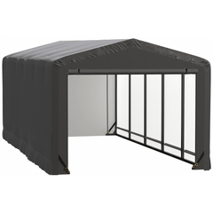 Shelterlogic Sheds, Garages & Carports 10x23x8 Gray ShelterTube Wind and Snow-Load Rated Garage by Shelterlogic 781880252788 SQAACC0103C01002308 10x23x8 Gray ShelterTube Wind and Snow-Load Rated Garage Shelterlogic