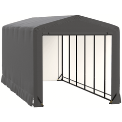 Shelterlogic Sheds, Garages & Carports 10x27x10 Gray ShelterTube Wind and Snow-Load Rated Garage by Shelterlogic 781880252030 SQAACC0103C01002710 10x27x10 Gray ShelterTube Wind and Snow-Load Rated Garage Shelterlogic