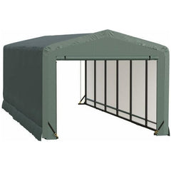 10x27x8 Green ShelterTube Wind and Snow-Load Rated Garage by Shelterlogic