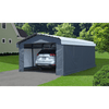 Image of Shelterlogic Sheds, Garages & Carports 12 ft. x 20 ft. Gray Enclosure Kit for Arrow Carport by Shelterlogic 781880200673 10181