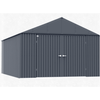 Image of Shelterlogic Sheds, Garages & Carports 12ft x 12ft Anthracite Arrow Elite Steel Storage Shed by Shelterlogic EG1212AN