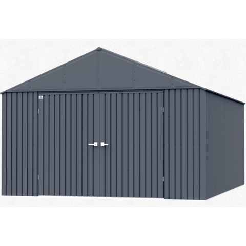 Shelterlogic Sheds, Garages & Carports 12ft x 12ft Anthracite Arrow Elite Steel Storage Shed by Shelterlogic EG1212AN