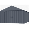 Image of Shelterlogic Sheds, Garages & Carports 12ft x 12ft Anthracite Arrow Elite Steel Storage Shed by Shelterlogic EG1212AN
