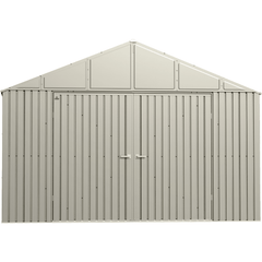 12ft x 12ft Cool Grey Arrow Elite Steel Storage Shed by Shelterlogic