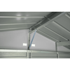 Image of Shelterlogic Sheds, Garages & Carports 12ft x 12ft Flute Grey Arrow Select Steel Storage Shed by Shelterlogic 026862123176 SCG1212FG
