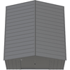 Image of Shelterlogic Sheds, Garages & Carports 12ft x 12ft. x 8 ft. Charcoal Arrow Classic Metal Shed by Shelterlogic 026862122919 CLG1212CC 12ft x 12ft. x 8 ft. Charcoal Classic Metal Shed by Shelterlogic