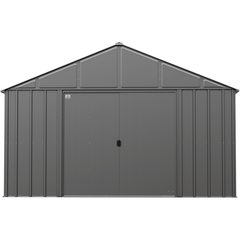 12ft x 12ft. x 8 ft. Charcoal Arrow Classic Metal Shed by Shelterlogic