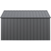 Image of Shelterlogic Sheds, Garages & Carports 12ft x 12ft. x 8 ft. Charcoal Arrow Classic Metal Shed by Shelterlogic 781880200666 CLG1212CC 12ft x 12ft. x 8 ft. Charcoal Classic Metal Shed by Shelterlogic