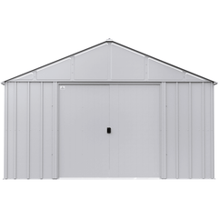 12ft x 12ft. x 8 ft. Flute Grey Arrow Classic Metal Shed by Shelterlogic