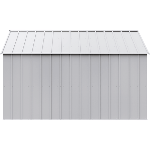 Shelterlogic Sheds, Garages & Carports 12ft x 12ft. x 8 ft. Flute Grey Arrow Classic Metal Shed by Shelterlogic 781880200659 CLG1212FG 12ft x 12ft. x 8 ft. Flute Grey Classic Metal Shed by Shelterlogic