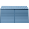 Image of Shelterlogic Sheds, Garages & Carports 12ft. x 12ft. x 8x Blue Grey Arrow Select Steel Storage Shed by Shelterlogic 781880207290 SCG1212BG 12ft. x 12ft. x 8x Blue Grey Arrow Select Steel Storage by Shelterlogic