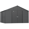 Image of Shelterlogic Sheds, Garages & Carports 12ft. x 12ft. x 8x Charcoal Arrow Select Steel Storage Shed by Shelterlogic 12ft. x 12ft. x 8x Blue Grey Arrow Select Steel Storage by Shelterlogic