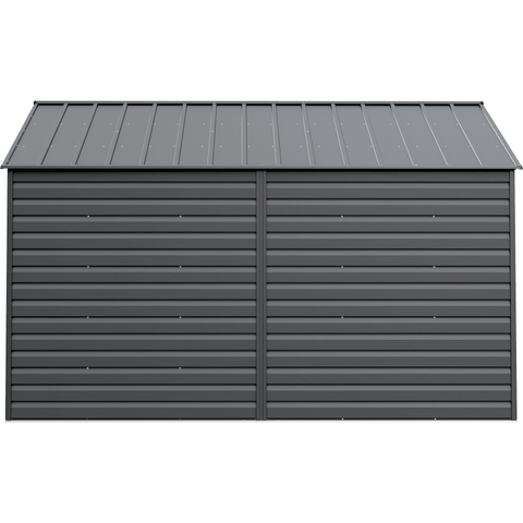 Shelterlogic Sheds, Garages & Carports 12ft. x 12ft. x 8x Charcoal Arrow Select Steel Storage Shed by Shelterlogic 12ft. x 12ft. x 8x Blue Grey Arrow Select Steel Storage by Shelterlogic