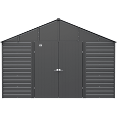 12ft x 12ft  Charcoal Arrow Select Steel Storage Shed by Shelterlogic