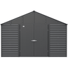 Image of Shelterlogic Sheds, Garages & Carports 12ft. x 12ft. x 8x Charcoal Arrow Select Steel Storage Shed by Shelterlogic 12ft. x 12ft. x 8x Blue Grey Arrow Select Steel Storage by Shelterlogic