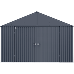 12ft x 14ft. x 8 ft. Anthracite Arrow Elite Steel Storage Shed by Shelterlogic