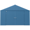 Image of Shelterlogic Sheds, Garages & Carports 12ft x 14ft. x 8 ft. Blue Grey Arrow Classic Metal Shed by Shelterlogic 12ft x 14ft. x 8 ft. Blue Grey  Classic Metal Shed Shelterlogic