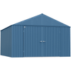 Image of Shelterlogic Sheds, Garages & Carports 12ft x 14ft. x 8 ft. Blue Grey Arrow Elite Steel Storage Shed by Shelterlogic EG1214BG 12ftx14ft.x8 ft. Blue Grey Arrow Elite Steel Storage Shed Shelterlogic