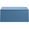 Image of Shelterlogic Sheds, Garages & Carports 12ft x 14ft. x 8 ft. Blue Grey Arrow Elite Steel Storage Shed by Shelterlogic 781880201311 EG1214BG 12ftx14ft.x8 ft. Blue Grey Arrow Elite Steel Storage Shed Shelterlogic