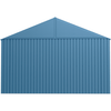 Image of Shelterlogic Sheds, Garages & Carports 12ft x 14ft. x 8 ft. Blue Grey Arrow Elite Steel Storage Shed by Shelterlogic 781880201311 EG1214BG 12ftx14ft.x8 ft. Blue Grey Arrow Elite Steel Storage Shed Shelterlogic