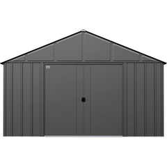 12ft x 14ft. x 8 ft. Charcoal Arrow Classic Metal Shed by Shelterlogic