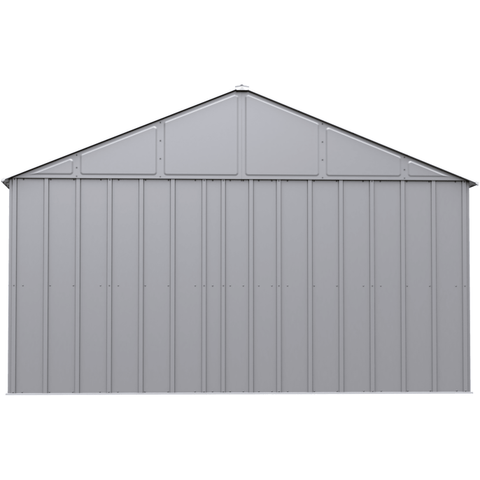 Shelterlogic Sheds, Garages & Carports 12ft x 15ft. x 8 ft. Flute Grey Arrow Classic Metal Shed by Shelterlogic 026862122988 CLG1214FG 12ft x 15ft. x 8 ft. Flute Grey Arrow Classic Metal Shed Shelterlogic