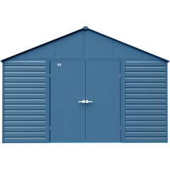 12ft x 14ft Blue Grey Arrow Select Steel Storage Shed by Shelterlogic
