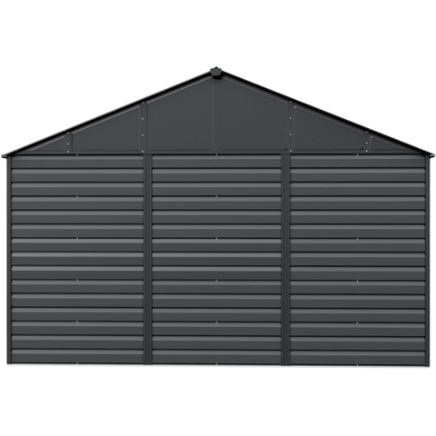 Shelterlogic Sheds, Garages & Carports 12ft. x 15ft. x 8x Charcoal Arrow Select Steel Storage Shed by Shelterlogic