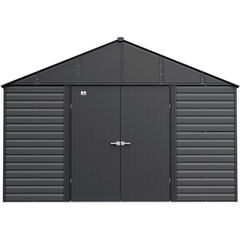 12ft x 14ft  Charcoal Arrow Select Steel Storage Shed by Shelterlogic