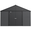 Image of Shelterlogic Sheds, Garages & Carports 12ft. x 15ft. x 8x Charcoal Arrow Select Steel Storage Shed by Shelterlogic