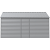 Image of Shelterlogic Sheds, Garages & Carports 12ft. x 15ft. x 8x Flute Grey Arrow Select Steel Storage Shed by Shelterlogic 12ft. x 12ft. x 8x Blue Grey Arrow Select Steel Storage by Shelterlogic