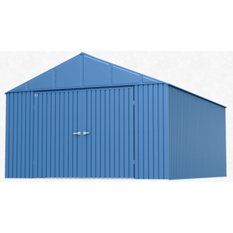 Shelterlogic Sheds, Garages & Carports 12ft x 16ft  Blue Grey Arrow Elite Steel Storage Shed by Shelterlogic EG1216BG